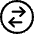 Data Transfer Circle Icon from Ultimate Regular - Free Set