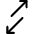 Data Transfer Diagonal 1 Icon from Ultimate Regular - Free Set