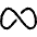 Meta Logo Icon from Ultimate Regular - Free Set