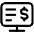 Cashless Payment Online Statement Monitor icon - Free transparent PNG, SVG. No sign up needed.