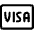 Credit Card Visa Icon from Ultimate Regular - Free Set