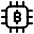 Crypto Currency Bitcoin Chip icon - Free transparent PNG, SVG. No sign up needed.