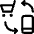 Mobile Shopping Cart Exchange Icon from Ultimate Regular - Free Set