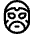 Wrestling Mask 1 icon - Free transparent PNG, SVG. No sign up needed.