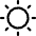 Weather Sun Icon from Ultimate Regular - Free Set