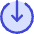Arrow Download Receive Icon from Core Duo Set