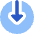 Arrow Download Receive Icon from Core Flat Set