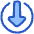 Arrow Download Receive Icon from Plump Duo Set