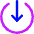 Arrow Download Receive Icon from Core Neon Set
