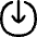 Arrow Download Receive Icon from Flex Line Set