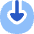 Arrow Download Receive Icon from Flex Flat Set