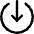 Arrow Download Receive Icon from Core Line Set