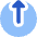 Arrow Upload Send Icon from Core Flat Set