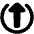 Arrow Upload Send Icon from Plump Solid Set