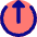Arrow Upload Send Icon from Core Pop Set
