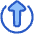 Arrow Upload Send Icon from Plump Duo Set