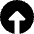 Arrow Upload Send Icon from Core Solid Set
