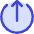 Arrow Upload Send Icon from Core Duo Set
