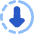 Download In Progress Icon from Plump Flat Set