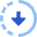 Download In Progress Icon from Sharp Flat Set