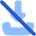 Download Off Disable Icon from Plump Flat Set