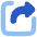 Export Output Icon from Plump Flat Set
