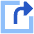 Export Output Icon from Sharp Flat Set