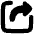 Export Output Icon from Plump Solid Set