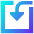 Import Input Icon from Sharp Gradient Set