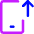 Upload Phone Mobile Icon from Core Neon Set