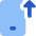 Upload Phone Mobile Icon from Core Flat Set