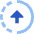 Upload Upgrade In Progress Icon from Sharp Flat Set