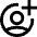 Account Circle Add Icon from Sharp Line Set