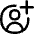 Account Circle Add Icon from Flex Line Set