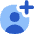 Account Circle Add Icon from Flex Flat Set