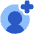 Account Circle Add Icon from Plump Flat Set