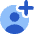 Account Circle Add Icon from Core Flat Set