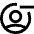 Account Circle Remove Icon from Sharp Line Set