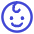 Face Child Icon from Core Duo Set