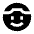 Face Man Icon from Sharp Solid Set