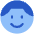 Face Man Icon from Plump Flat Set