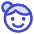 Face Woman Icon from Core Duo Set