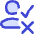 Person Checkmark Xmark Icon from Flex Duo Set