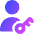 User Account Passkey Icon from Core Gradient Set