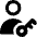 User Account Passkey Icon from Core Remix Set