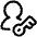 User Account Passkey Icon from Plump Line Set