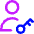 User Account Passkey Icon from Core Neon Set