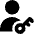 User Account Passkey Icon from Core Solid Set