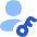 User Account Passkey Icon from Flex Flat Set