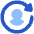 User Arrows Account Switch Icon from Plump Flat Set